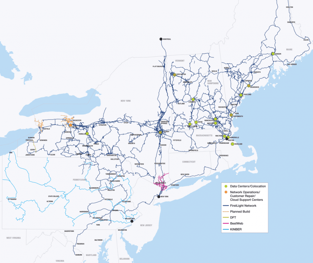 FirstLight Fiber Map